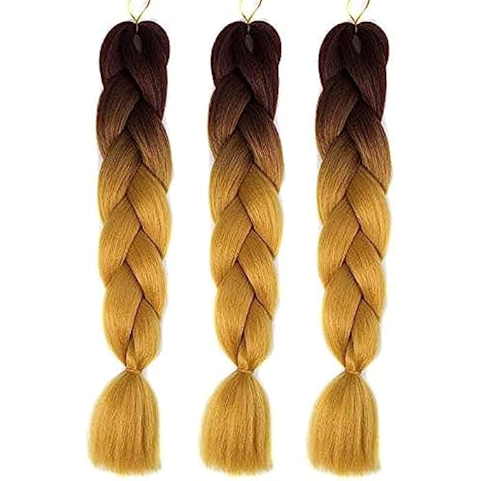 DILLARDS African Braids Hair Extension 60Cm Chemical Fiber Wigs For Women 36Pcs/Set-S - Image 2